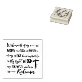 Lass die Worte meines Mund, S 19:14 Gummistempel (Stempel)