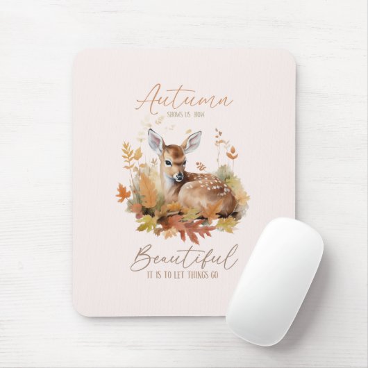 Lass Dinge gehen Herbst Mousepad (Mit Mouse)