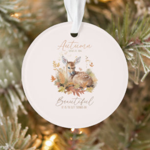 Lass Dinge gehen Herbst Ornament