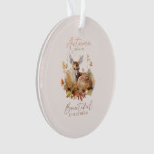 Lass Dinge gehen Herbst Ornament (Vorderseite)
