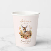 Lass Dinge gehen Herbst Pappbecher (Rückseite)