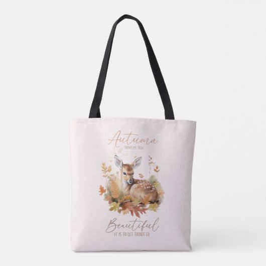 Lass Dinge gehen Herbst Tasche (Rückseite)