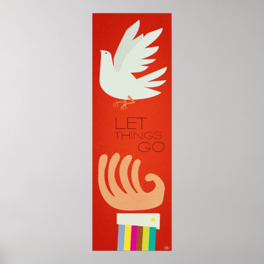 Lass Dinge gehen Poster (Vorne)