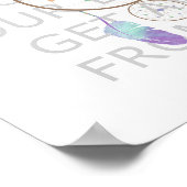 Lass dir deine Träume nicht ab Poster (Ecke)