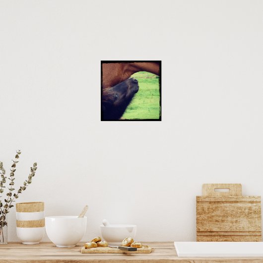 Lass dir ein Geheimnis. Poster (Küche)