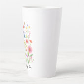 Lass dir helle Blume und Sonne Milchtasse (Vorderseite)