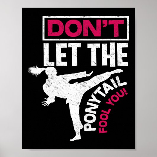 Lass dir nicht den Ponyschwanzduft - Cooler Fun Ka Poster (Vorne)