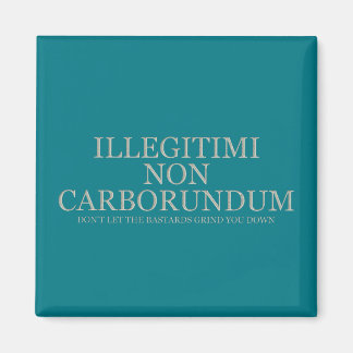 Lass dir nicht die Bastards, die dich abschleifen Magnet