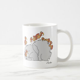 Lass dir nicht die Truthähne runter Kaffeetasse