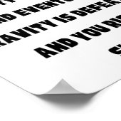 Lass dir nichts auf. poster (Ecke)