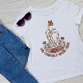 Lass Dir selbst Spirit Soar Skelett Handschmetterl T-Shirt