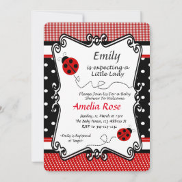 Lass Dusche unsere kleine Dame Einladung