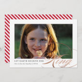 Lass Earth erhält ihre King Religious Foto Card (Vorne/Hinten)