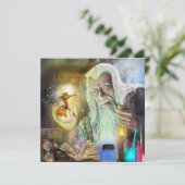 Lass, ein Baby Dragon Fantasy Wizard Art zu machen (Stehend Vorderseite)