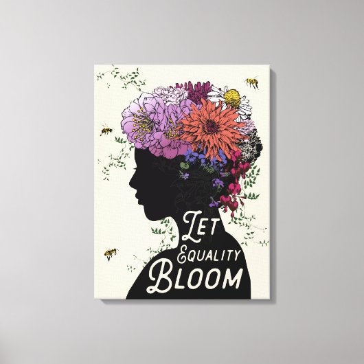 Lass Equality Bloom - Canvas print 18" x 24" Leinwanddruck (Vorderseite)