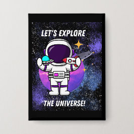 lass erforscht das Universum Button