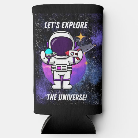 lass erforscht das Universum Selters Dosenkühler (Vorderseite)