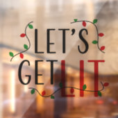 Lass erhält Lit Fensteraufkleber (Blatt 2)