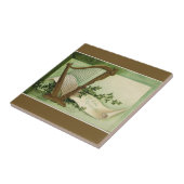 Lass Erin Zur Erinnerung St. Patrick's Day Gold Fliese (Seite)