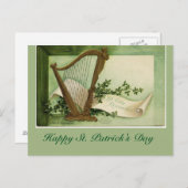 Lass Erin Zur Erinnerung St. Patrick's Day Postcar Postkarte (Vorne/Hinten)