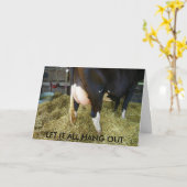 LASS ES ALLES AN 40. GEBURTSTAG KARTE (Gelbe Blume)