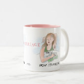 Lass es alles Go Funny Anniversary/Relationship Ta Zweifarbige Tasse (VorderseiteRechts)