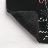 Lass es alles Go sehen, was Inspiration Wildflo Bl Mousepad (Ecke)