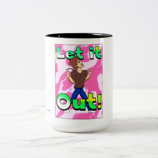 "Lass es aus!" Tasse (Mittel)