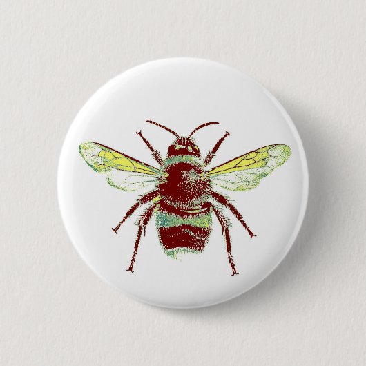 Lass es Bee Button (Vorderseite)