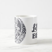Lass es Bee Coffee Tasse (Mittel)