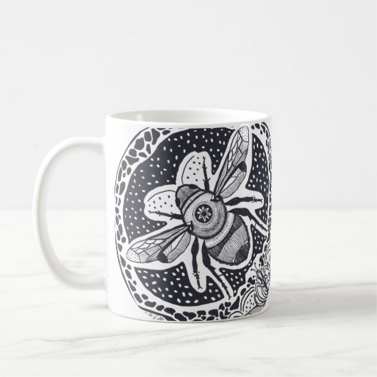 Lass es Bee Coffee Tasse (Links)