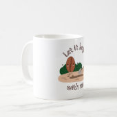 Lass es bei mir beginnen Tasse (Vorderseite Links)