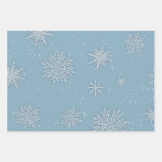 Lass es blau klingen geschenkpapier set (Vorderseite)