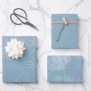 Lass es blau klingen geschenkpapier set