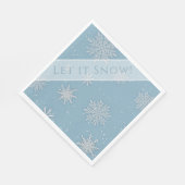 Lass es blau klingen serviette (Ecke)