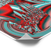 Lass es Blossom Mandala Poster (Ecke)