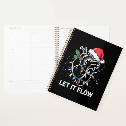 Lass es fließt Anatomie Herzkrankheit Weihnachtsma Planer (Anzeige)