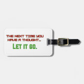 Lass es geht gepäckanhänger (Vorderseite horizontal)