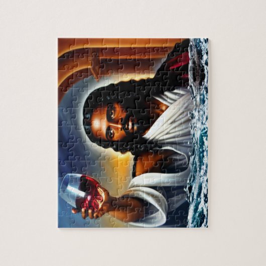 Lass Es gibt ein Christliches Puzzle (Vertikal)