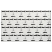 LASS ES GIBT LICHT Leuchtturm schwarz-weiß Stoff (Fat Quarter (45,7 x 55,9 cm))