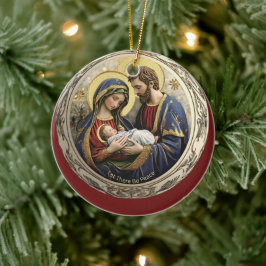 Lass Es gibt Peace Nativity Weihnachtsschmuck