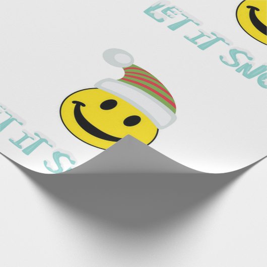 Lass es glücklich aussehen geschenkpapier (Ecke)