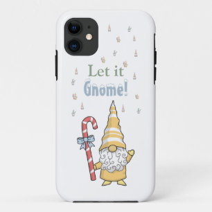 Lass es Gnome Snow Niedlich Modern Winter Case-Mat Case-Mate iPhone Hülle