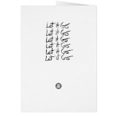 Lass es GO! Motivierend Kalligraphie (Hinten)