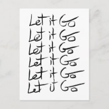 Lass es GO! Motivierend Kalligraphie