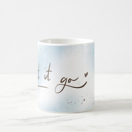 Lass es Go Tasse | Blaues Mädchen (Mittel)