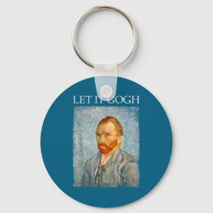 Lass es Gogh Shirt Lustig Van Gogh Künstler Grafik Schlüsselanhänger
