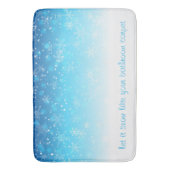 Lass es groß schneien badematte (Vorderseite Vertikal)