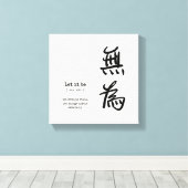 Lass es ist Leinwand drucksvoll, einfache Mauerkun (Insitu (Holzboden))