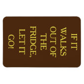 Lass es los! Flexibler Fotomagnet Magnet (Horizontal)